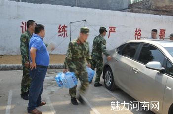 九三学社新乡红旗三支社 慰问原阳县看守所武警中队