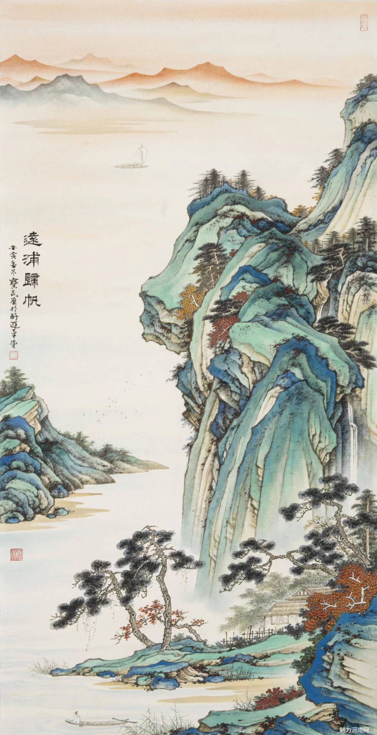 嘉德第43期书画拍卖专场，当代画坛名家梁宝民中国画作品排名第三